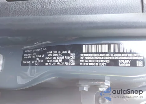 2016 Jeep Renegade Trailhawk из США, поврежденный, VIN ZACCJBCT0GPC64366